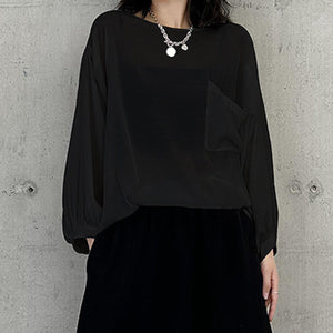 Round Neck Dolman Sleeve T-Shirt