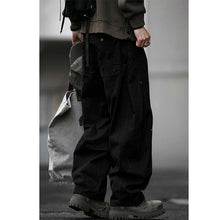 Load image into Gallery viewer, Vintage Double Pleat Wide-leg Drawstring Scimitar Pants
