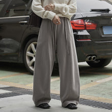 Load image into Gallery viewer, Casual Curved Elastic Waist Loose Wide-leg Pants
