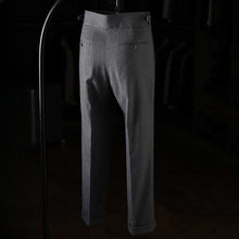 Load image into Gallery viewer, Italian Casual Paris Buckle Straight Business Trousers
