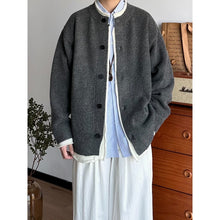 Load image into Gallery viewer, Japanese Faux Two-piece Loose Casual Knit Cardigan
