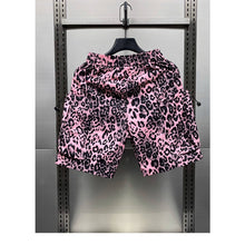 Load image into Gallery viewer, Leopard Print Quick-drying Loose-fitting Five-point Pants
