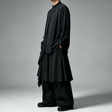Load image into Gallery viewer, Japanese Minimalist High-waist Asymmetrical Layered Loose Wide-leg Skirt-pants
