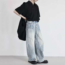 Load image into Gallery viewer, Casual Loose Polo Collar Polo T-shirt
