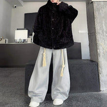 Load image into Gallery viewer, Christmas Red Hooded Lambswool Eco-friendly Faux Fur Coat
