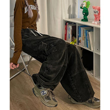 Load image into Gallery viewer, Vintage Corduroy Cargo Wide-leg Pants

