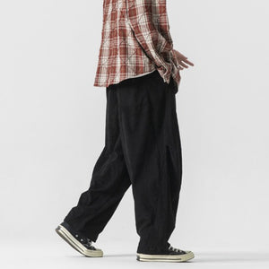 Corduroy Loose Wide-leg Pants