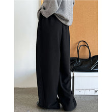Load image into Gallery viewer, High-waisted Elasticated Casual Straight Trousers

