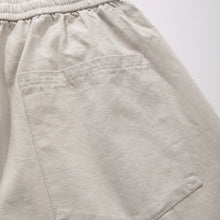 Load image into Gallery viewer, Cotton Elastic Drawstring Straight Loose Casual Shorts
