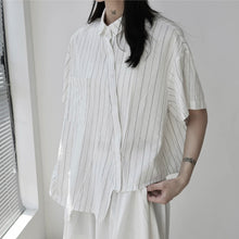 Load image into Gallery viewer, Women's Striped Loose Casual T-shirt
