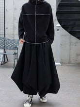 Load image into Gallery viewer, Loose Irregular Cropped Pants Hakama
