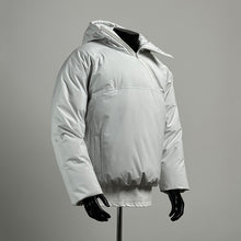 Load image into Gallery viewer, Diagonal Zipper Hooded Cotton-padded Jacket
