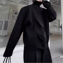 Load image into Gallery viewer, 3D Twisted Turtleneck Pullover Sweater
