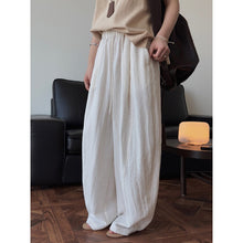 Load image into Gallery viewer, Women's Relaxed-fit Linen Casual Trousers
