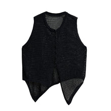 Load image into Gallery viewer, Irregular Hollow Sleeveless Vest
