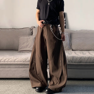 American Rivet Loose Wide-leg Scimitar Pants