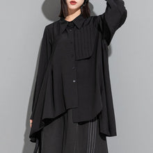 Load image into Gallery viewer, Casual Slit Cape Shirt
