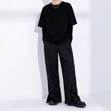 Load image into Gallery viewer, Japanese Loose High-waist Straight Wide-leg Pants
