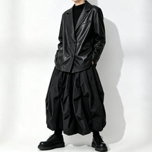 Load image into Gallery viewer, Japanese Loose Soft PU  Leather Blazer Jacket
