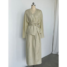 Load image into Gallery viewer, Women's Linen Shirt and Skirt Two-Piece Set
