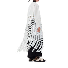 Load image into Gallery viewer, Spliced Hollow Circle Tassel Casual Shirt Dress
