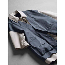 Load image into Gallery viewer, Japanese Style Contrast Color Stitching Fake Two-piece Vest T-shirt
