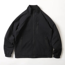 Load image into Gallery viewer, Japanese Reversible Work Jacket Windproof Waterproof Stand Collar Fleece Lined Warm Sherpa Coat

