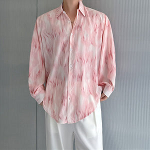 Smudge Long Sleeve Casual Shirt