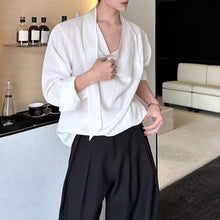 Load image into Gallery viewer, Retro Pullover Irregular Ribbon Shirt
