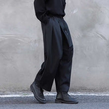 Load image into Gallery viewer, Straight-leg Casual Elastic Waist Wide-leg Pants
