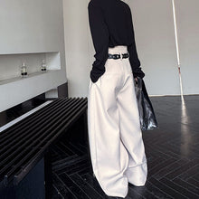 Load image into Gallery viewer, Retro 3D Pleated Casual Wide-leg Trousers
