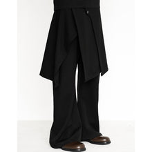 Load image into Gallery viewer, Asymmetric Deconstructed A-line Slit Multi-button Skirt

