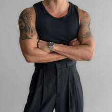 Load image into Gallery viewer, American Vertical Striped Slim Fit Knitted Vest
