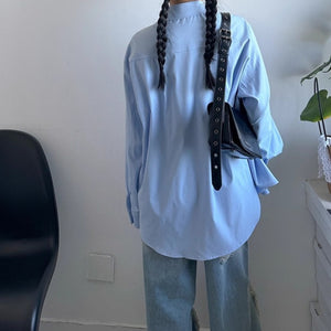 Heavy-duty Loose Casual Pattern Embroidered Shirt