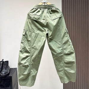 American Loose Straight Wide-leg Scimitar Overalls