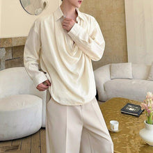 Load image into Gallery viewer, Stacked Fake Two-piece Loose Shirt
