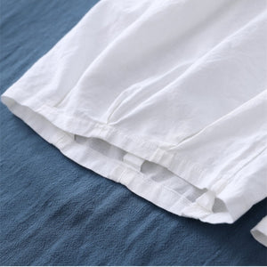 Cotton And Linen Loose Wide-leg Casual Big Bloomers