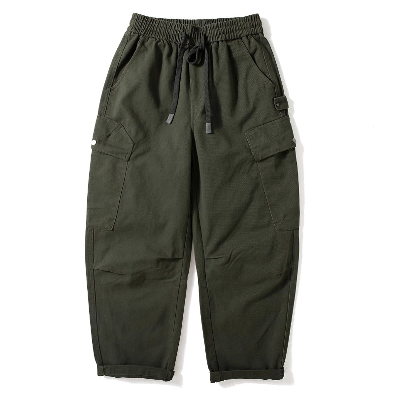 Thickened Workwear Loose Wide-leg Casual Pants