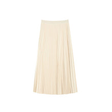 Load image into Gallery viewer, Women's High-waisted Loose Pleated Midi Skirt
