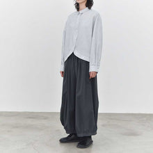 Load image into Gallery viewer, Curved Hem Checkered Textured Shirt
