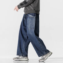 Load image into Gallery viewer, Loose Wide Big Pocket Straight Jeans
