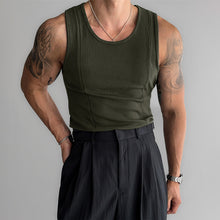 Load image into Gallery viewer, American Vertical Striped Slim Fit Knitted Vest

