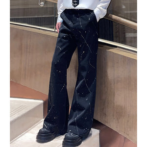 Starry Ink Casual Flared Trousers