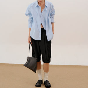 Fake Two-piece Loose Lapel Shirt
