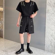 Load image into Gallery viewer, Multi-pocket Cropped Straight-leg Cargo Shorts
