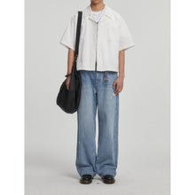 Load image into Gallery viewer, Boxy-fit Cotton Utility Short-sleeve Shirt
