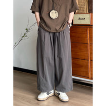 Load image into Gallery viewer, Japanese Retro Zippered Pocket Wide-Leg Pants
