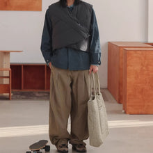 Load image into Gallery viewer, Retro Japanese Loose Short Down Vest
