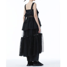 Load image into Gallery viewer, Mesh See-through Cake Suspender Dress
