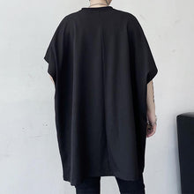 Load image into Gallery viewer, Loose pockets Round neck Short Sleeve T-shirt
